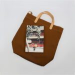 ALL DAY TOTE / BURNT ORANGE & NATURAL - Image 5