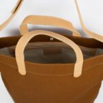 ALL DAY TOTE / BURNT ORANGE & NATURAL - Image 3