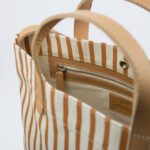 ALL DAY TOTE / BURNT ORANGE STRIPES & NATURAL - Image 6
