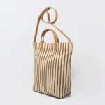 ALL DAY TOTE / BURNT ORANGE STRIPES & NATURAL - Image 3